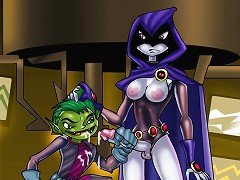 Girls From Teen Titans Set Their Dicks Free